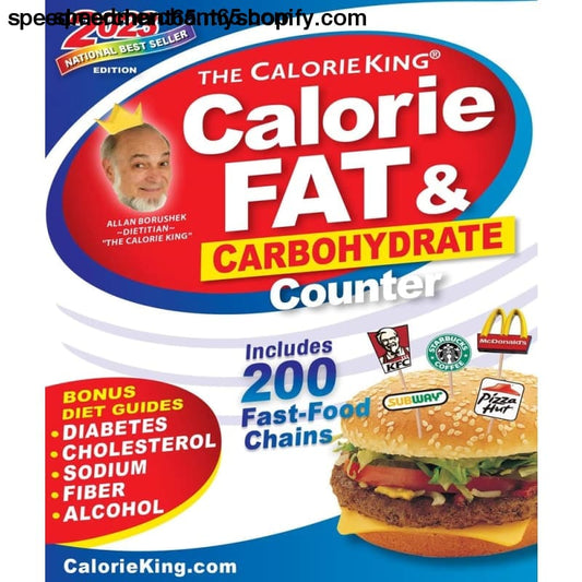 CalorieKing 2023 Larger Print Calorie Fat & Carbohydrate