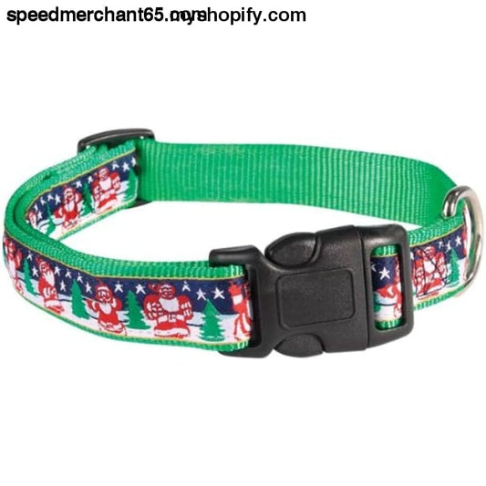 Casual Canine Happy Holidays Collar 18-26 in Father