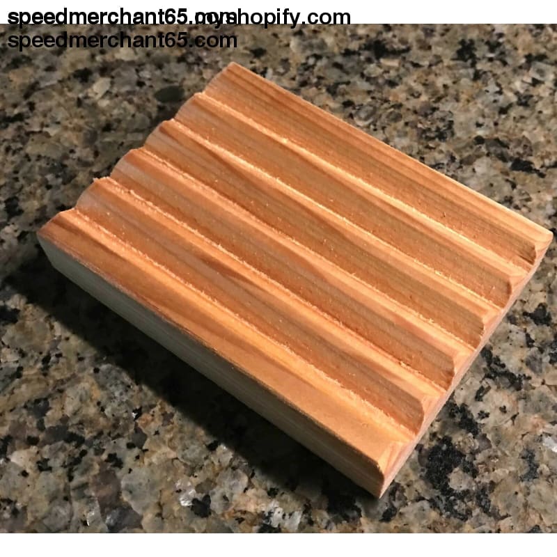 Two Cedar Wood Handcrafted Soap Savers / Deck - handmade