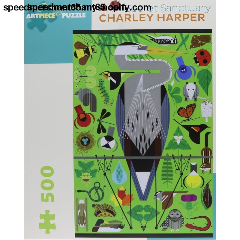 Charley Harper: Secret Sanctuary 500-Piece Jigsaw Puzzle