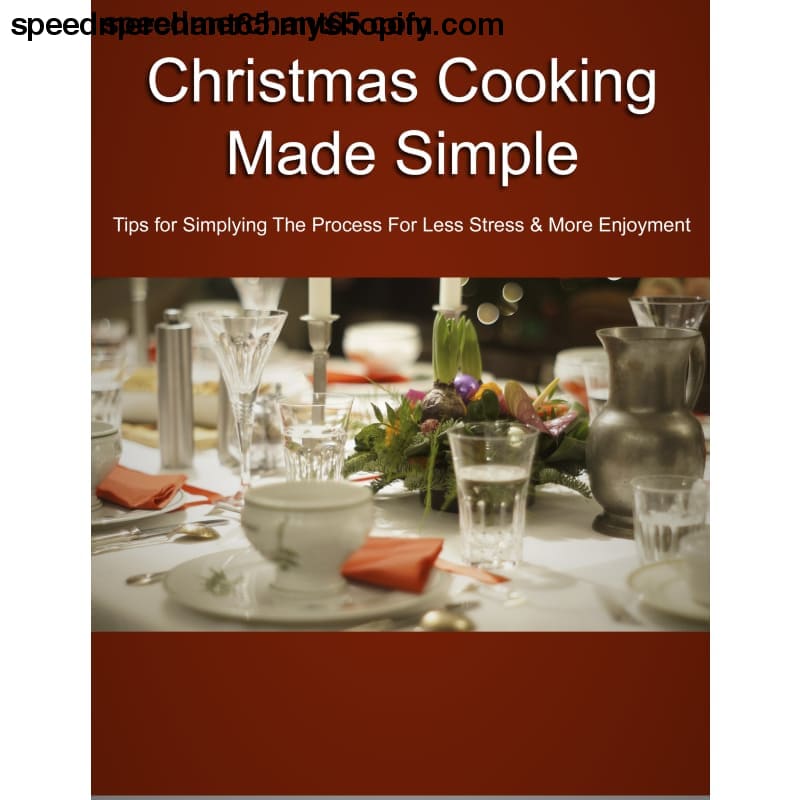 Christmas Cooking Made Simple (ebook) - ebook