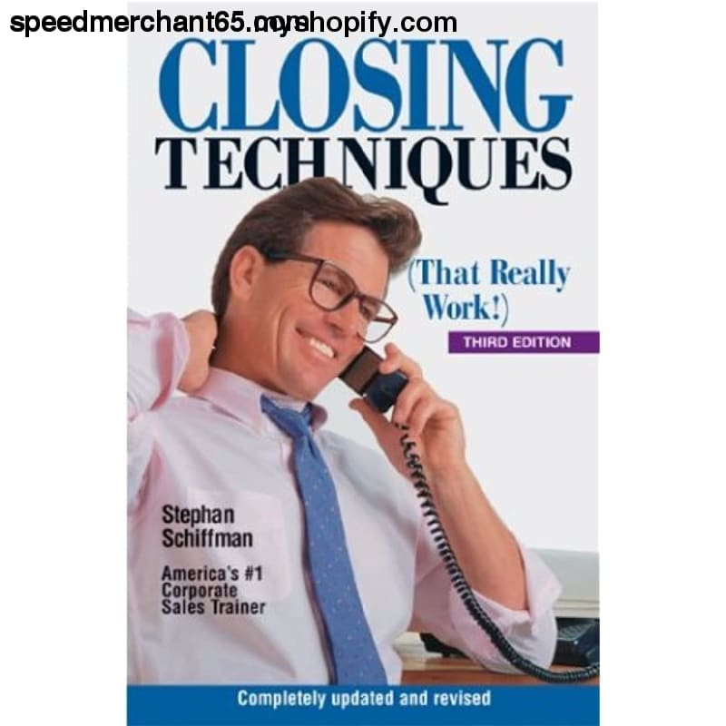 Closing Techniques: That Really Work - Paperback > Books