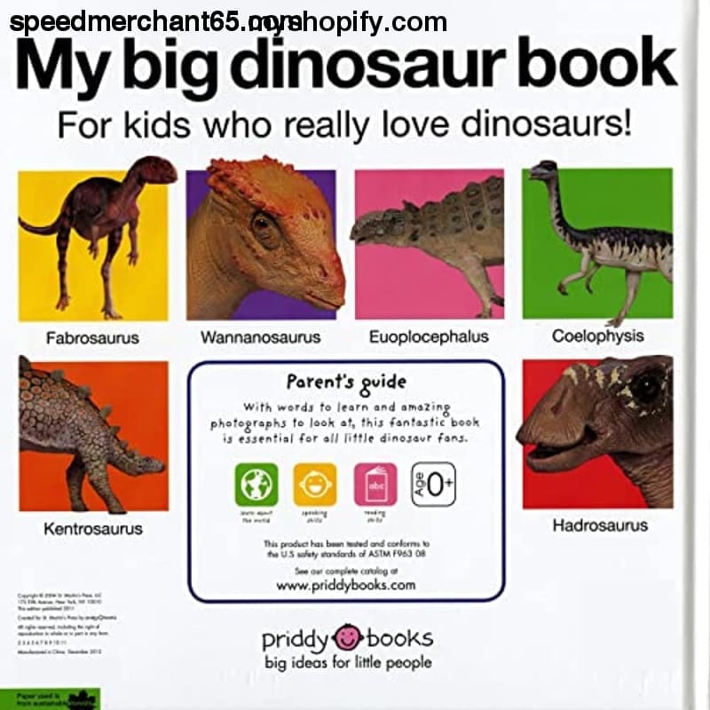 My Big Dinosaur Book (My Board Books) - Books & Magazines >
