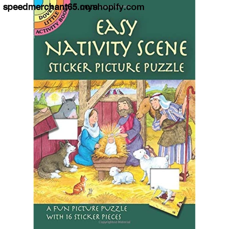 Easy Nativity Scene Sticker Picture Puzzle (Dover Little
