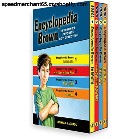Encyclopedia Brown Box Set (4 Books) - Media > Books