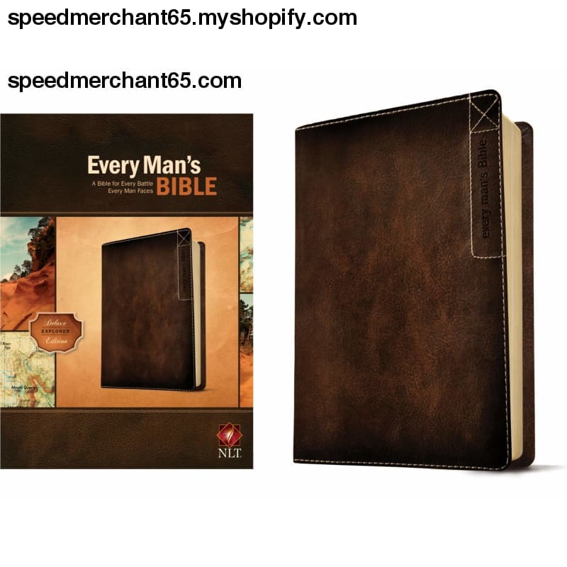 Every Man’s Bible: New Living Translation Deluxe Explorer