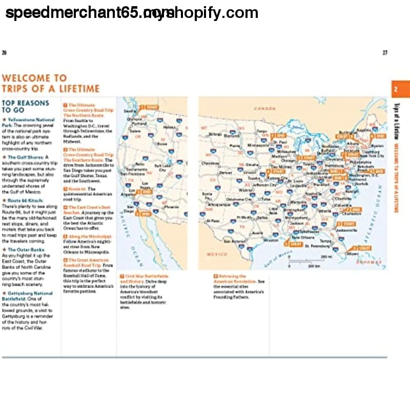 Fodor’s Best Road Trips in the USA: 50 Epic Across All