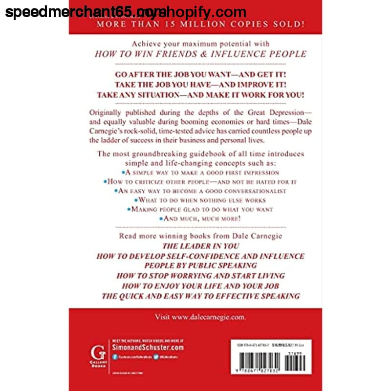 How to Win Friends & Influence People [Paperback] Dale