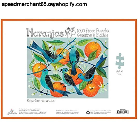 Galison Naranjas Puzzle 1,000 Piece 20”x27” Fun