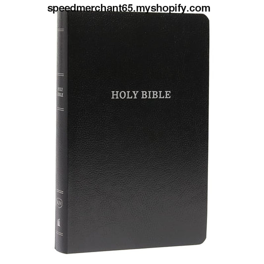 KJV Gift and Award Bible Leather-Look Black Red Letter