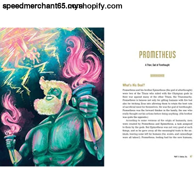 Greek Mythology: The Gods Goddesses and Heroes Handbook: