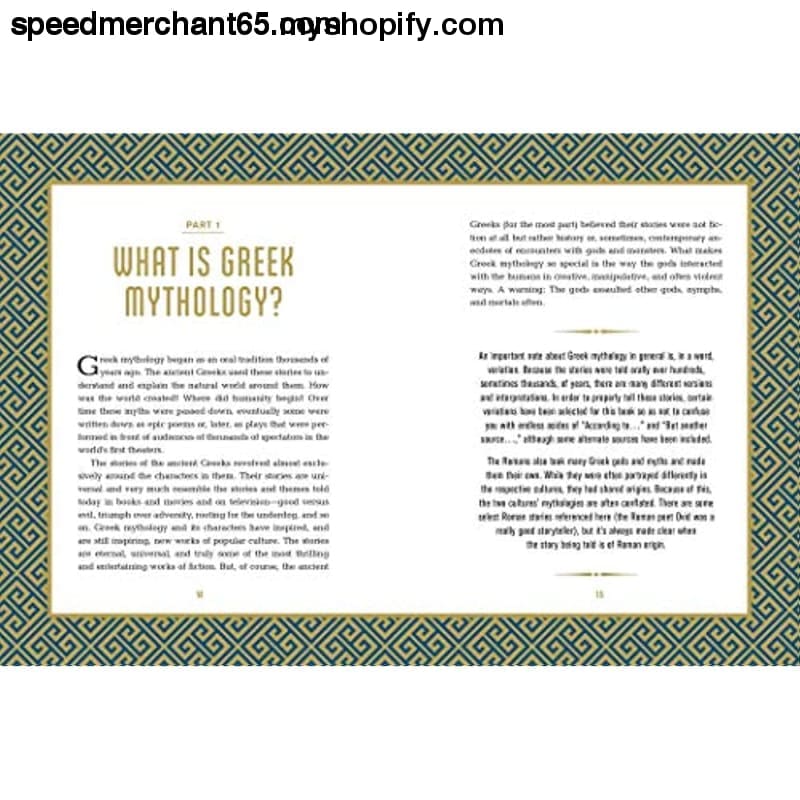 Greek Mythology: The Gods Goddesses and Heroes Handbook: