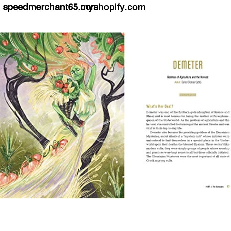 Greek Mythology: The Gods Goddesses and Heroes Handbook: