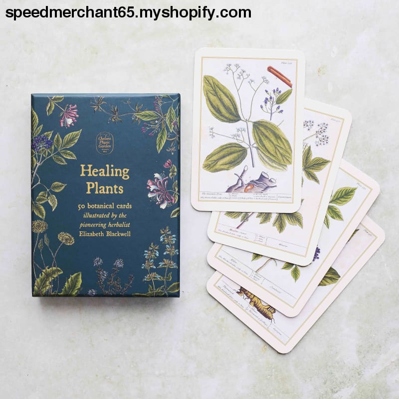 Healing Plants: 50 botanical cards illustrated