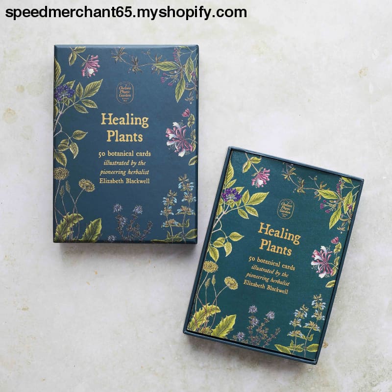 Healing Plants: 50 botanical cards illustrated