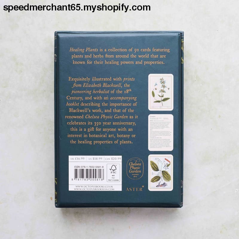 Healing Plants: 50 botanical cards illustrated