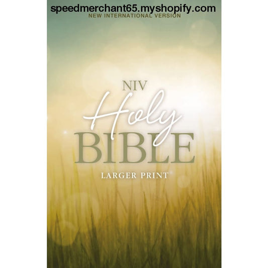 NIV Holy Bible Larger Print Paperback - Collectibles > Comic