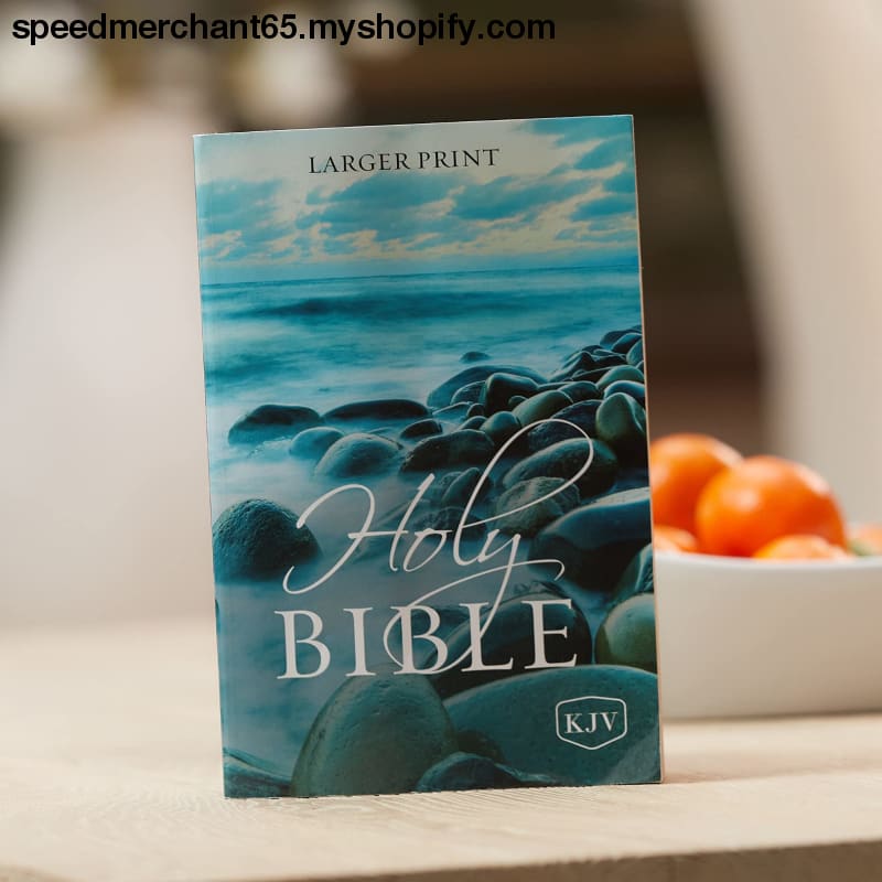 KJV Holy Bible Larger Print Paperback Comfort Print: King