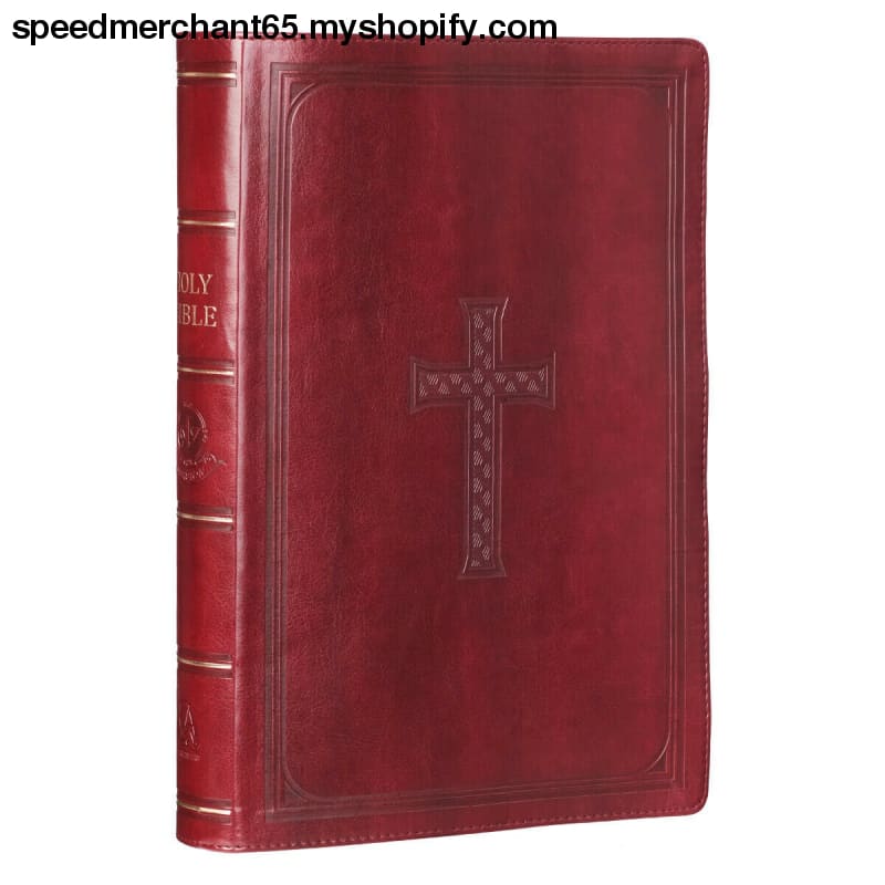 KJV Holy Bible Super Giant Print Faux Leather Red Letter