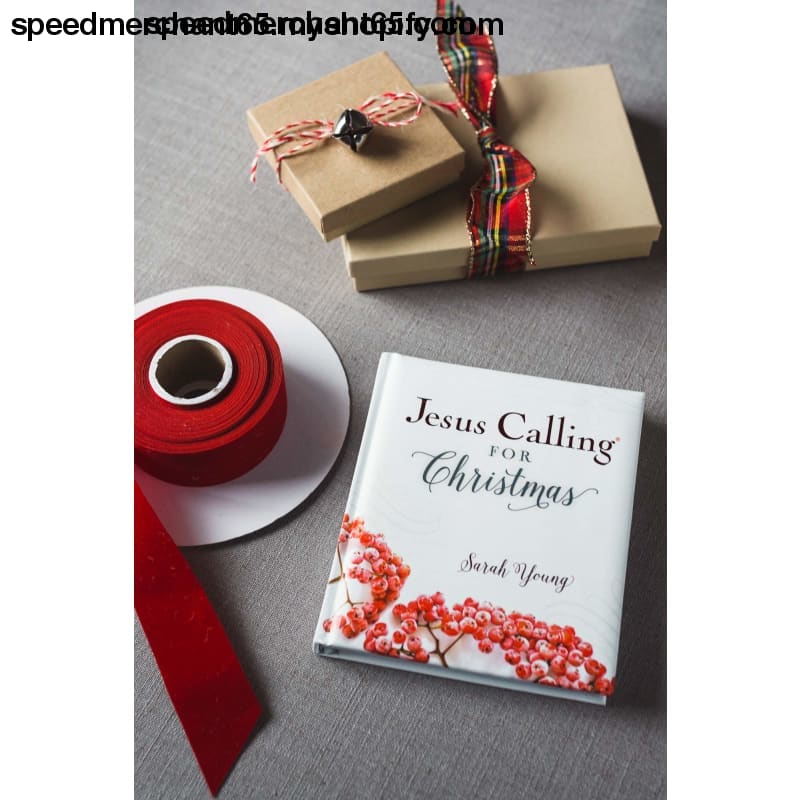 Jesus Calling for Christmas Padded Hardcover with full