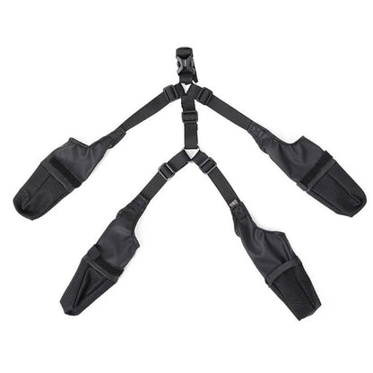 Dog Adjustable Suspender Boots Waterproof Dog Shoes Anti-Slip Pet Paw Protector