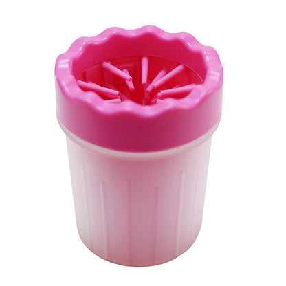 Dog Paw Cleaner Pet cat Foot Washer Cup Feet Clean Brush Cleaning Paws Wash Tool