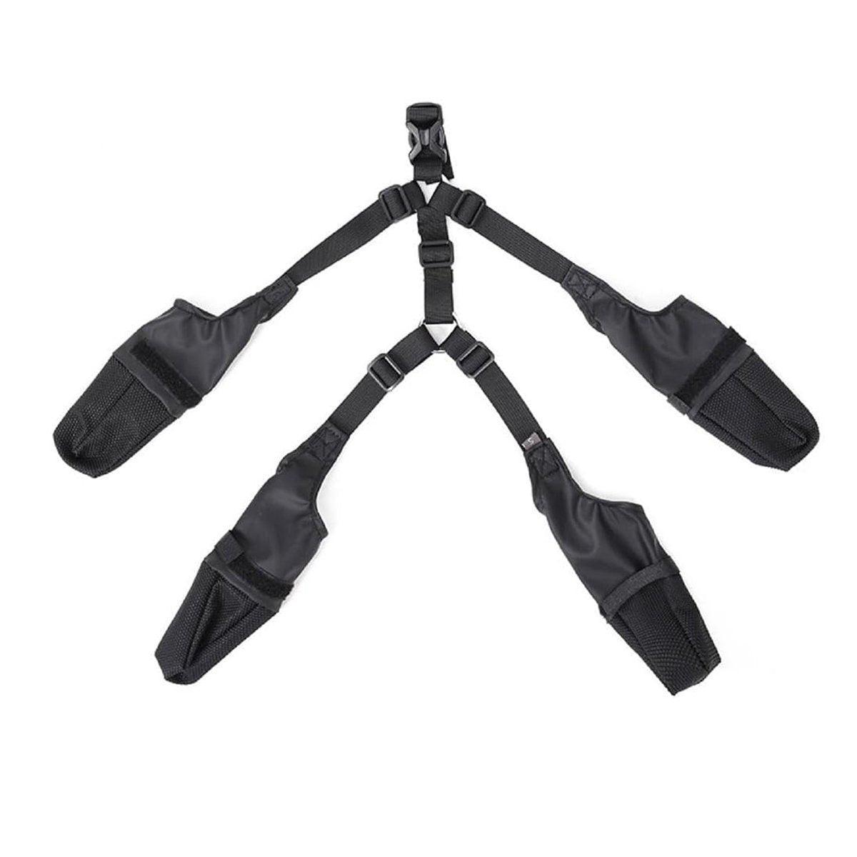 Dog Adjustable Suspender Boots Waterproof Dog Shoes Anti-Slip Pet Paw Protector