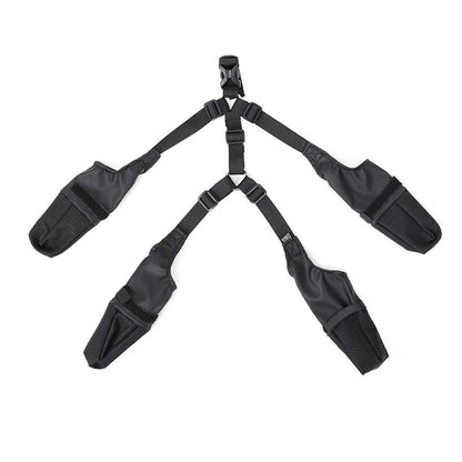 Dog Adjustable Suspender Boots Waterproof Dog Shoes Anti-Slip Pet Paw Protector