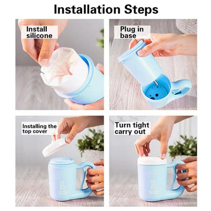 Dog Paw Cleaner Cup Pet Foot Washer Cat Paw Cleaning Brush for Home Travel Use