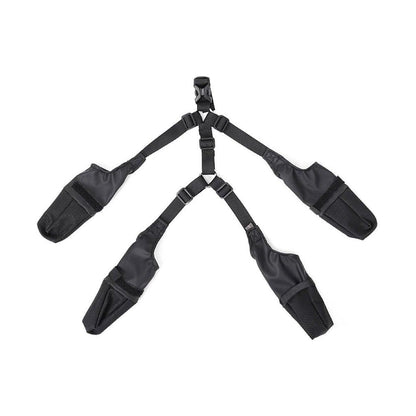 Dog Adjustable Suspender Boots Waterproof Dog Shoes Anti-Slip Pet Paw Protector