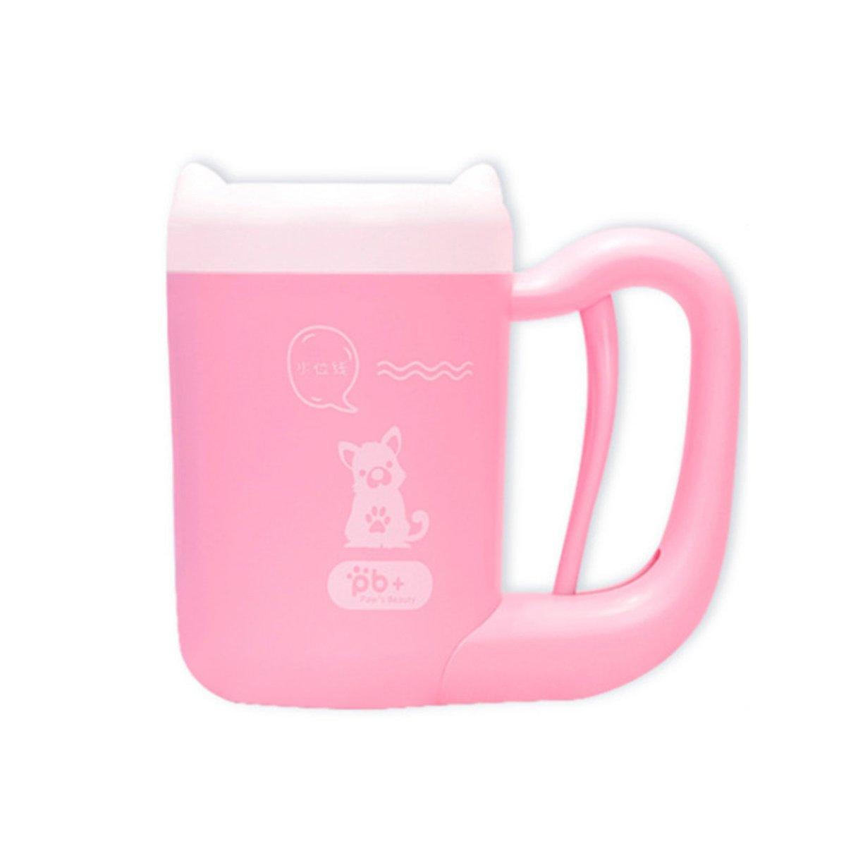 Dog Paw Cleaner Cup Pet Foot Washer Cat Paw Cleaning Brush for Home Travel Use