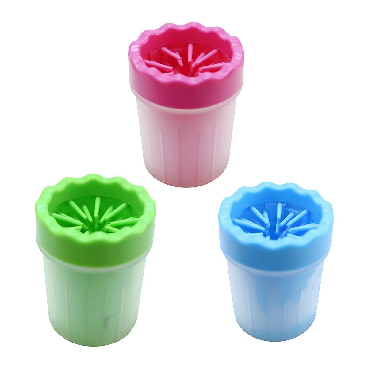 Dog Paw Cleaner Pet cat Foot Washer Cup Feet Clean Brush Cleaning Paws Wash Tool
