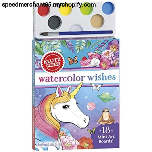 Klutz Watercolor Wishes Postcard Kit - Books & Magazines >