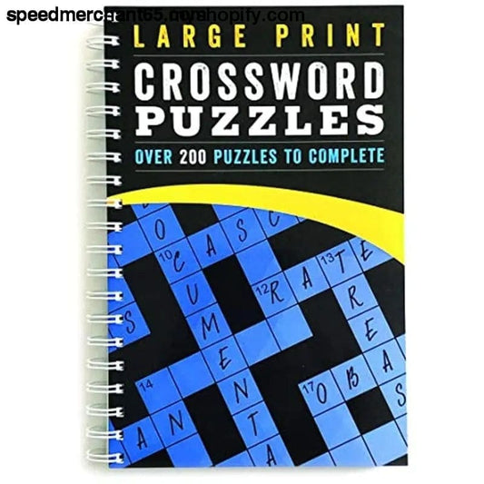 Large Print Crossword Puzzles: Over 200 Puzzles to Complete