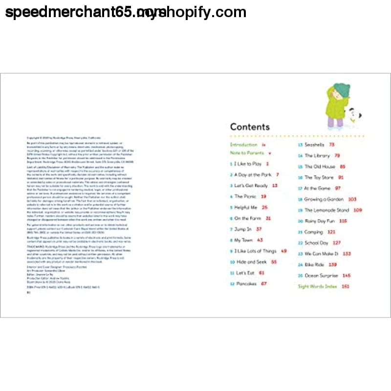 Learn to Read: Sight Words Storybook: 25 Simple Stories &