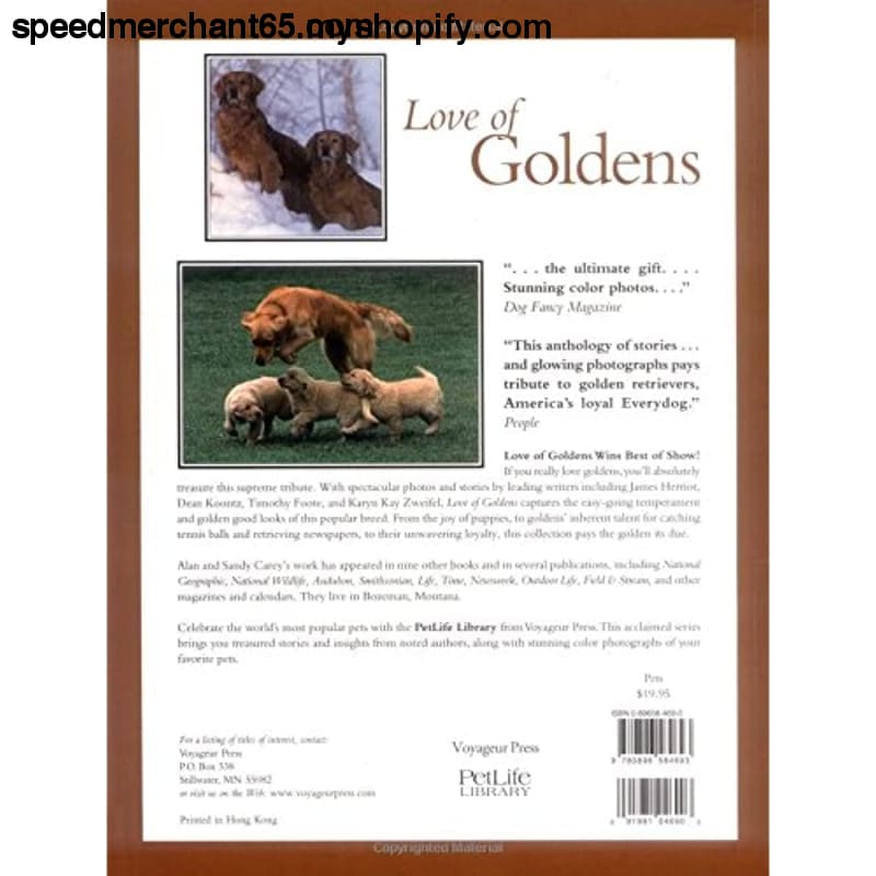 Love of Goldens: The Ultimate Tribute to Golden Retrievers