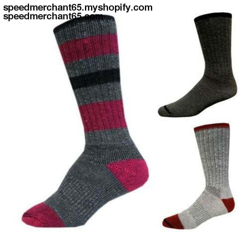 Magellan Merino Wool Boot Socks 2 Pair Size 5-9 - Clothing