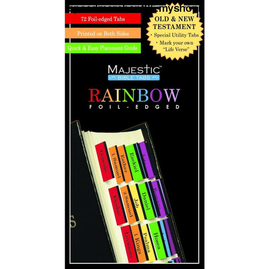 Majestic Rainbow Bible Tabs - Collectibles > Religion &