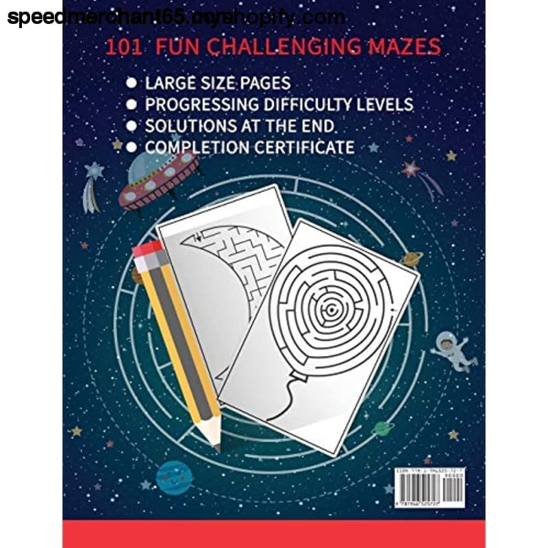 Maze Puzzle Book for Kids 4-8: 101 Fun First Mazes 4-6 6-8