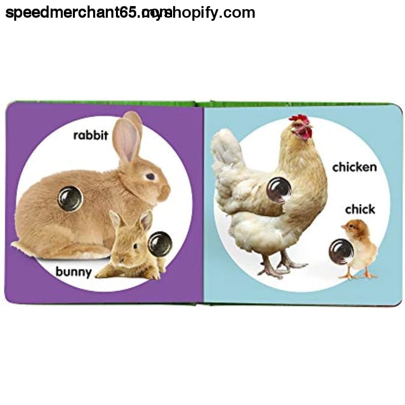 Melissa & Doug Children’s Book – Poke-a-Dot: Farm Animal