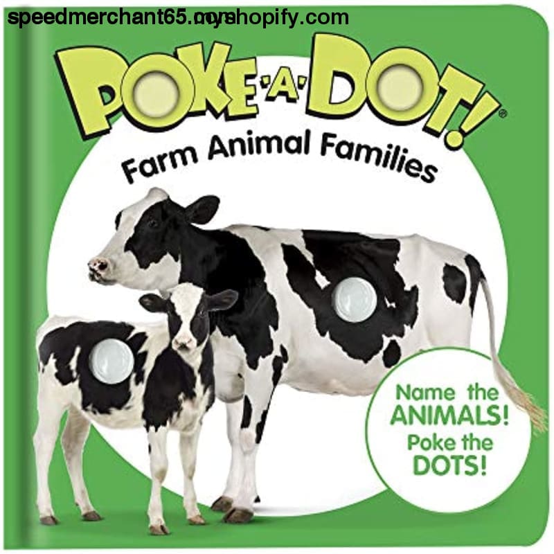 Melissa & Doug Children’s Book – Poke-a-Dot: Farm Animal