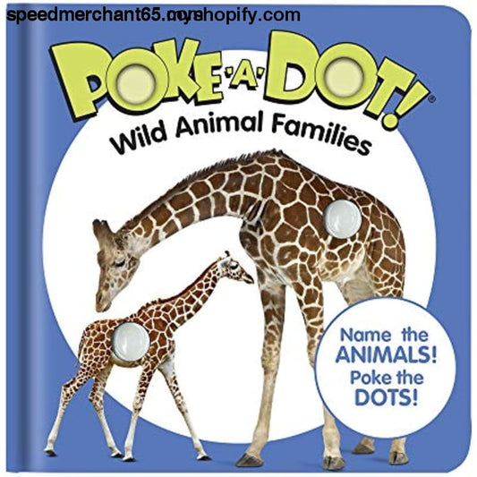 Melissa & Doug Children’s Book – Poke-a-Dot: Wild Animal
