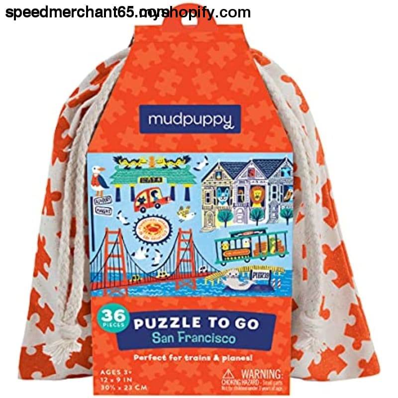 Mudpuppy San Francisco to Go Puzzle 36 Pieces Ages 3+