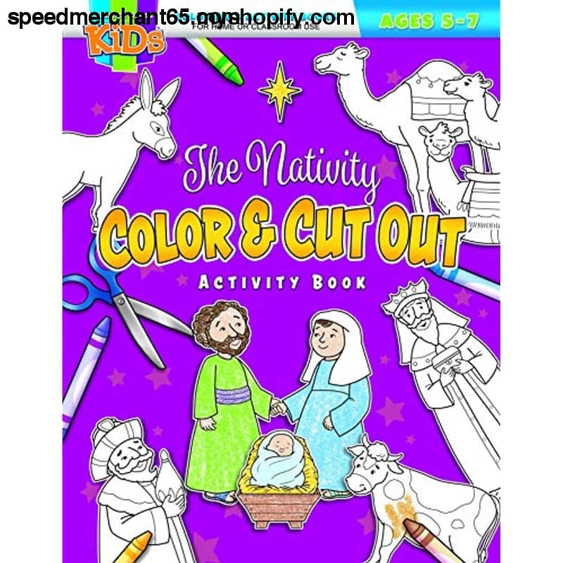 The Nativity Color & Cut Out - Media > Books