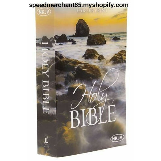 The NKJV Holy Bible Larger Print Paperback: New King James