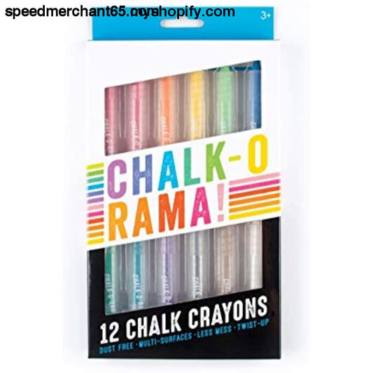 OOLY Chalk-O-Rama Set of 12 Chalk Crayons - Office Supplies