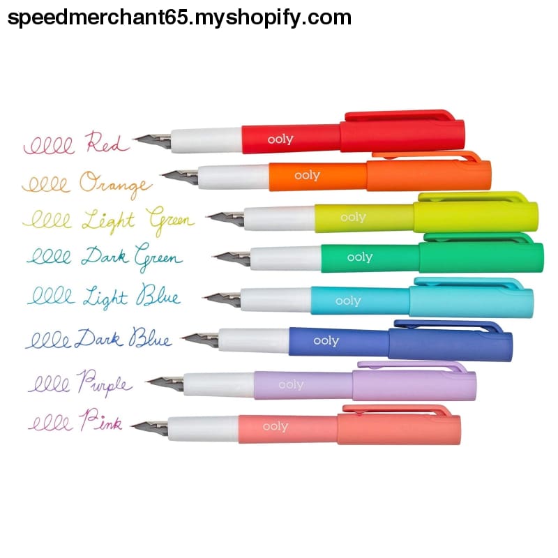 OOLY Color Write Fountain Pens - Set of 8 - Collectibles > &