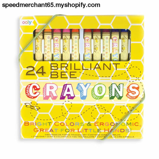 OOLY Natural Beeswax Crayons Set of 24 (133-50) - Home &