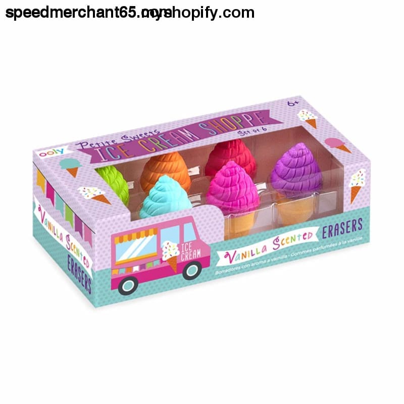 Ooly Petite Sweets Ice Cream Shoppe Scented Erasers -