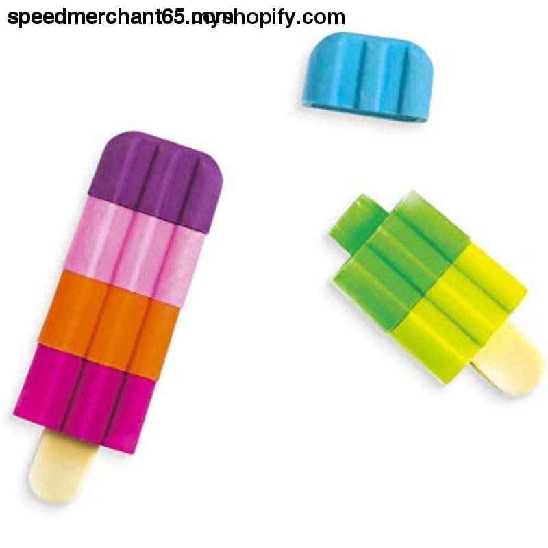 OOLY ICY Pops Fruit-Scented Puzzle Erasers School Supplies